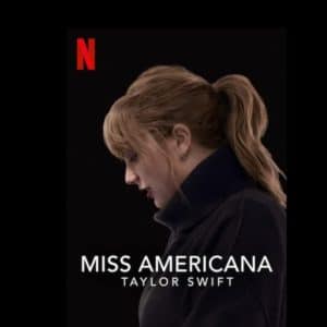 L'affiche du documentaire Miss Americana laisse voir Taylor Swift de profil.
