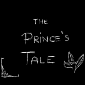 Le titre "The Prince's Tale" est écrit en blanc sur un fond noir.