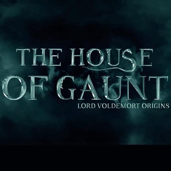 Le titre "House of Gaunt" est écrit en vert clair sur un fond noir.