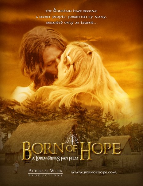 L'affiche de Born of Hope montre Arathorn et Gilraen qui s'embrassent.