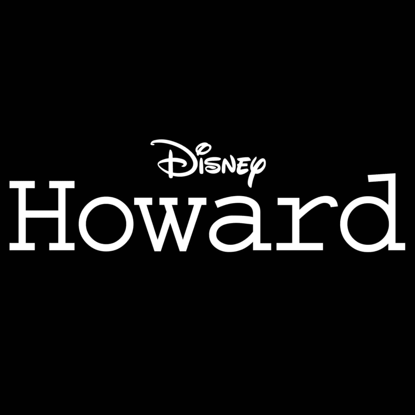 Le titre "Howard" est écrit en blanc sur un fond noir.
